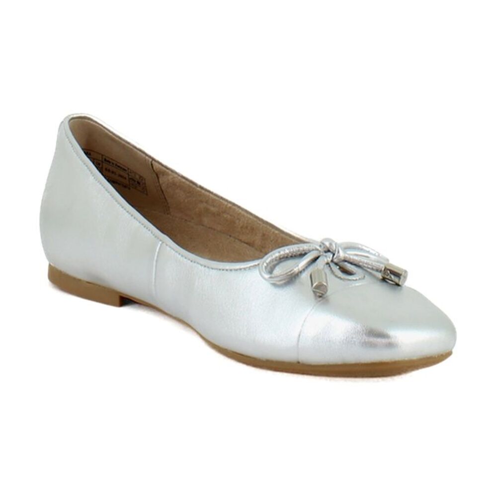 Vionic Klara Silver Metallic Leather